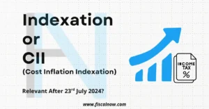 Indexation CII Cost Inflation Index
